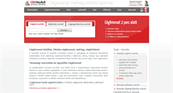 Desktop Screenshot of cegtalalo.hu